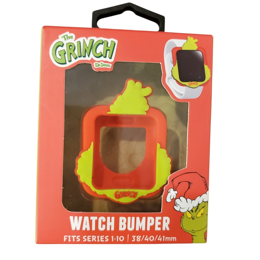 NIB CultureFly Dr. Suess The Grinch Apple Watch‎ Bumper (38/40/41) Series 1-10